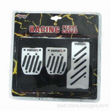Racing Pedal Cover with Specially Designed Surface, Works Better in Snow or Rain